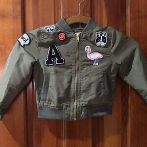 H&M Girls Zippered Jacket